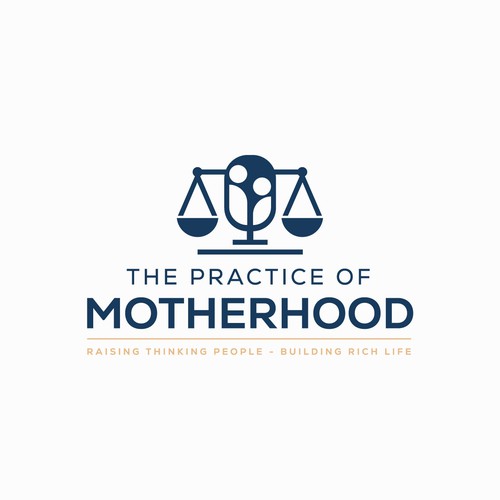 "PODCAST LOGO - The Practice of Motherhood" winning Logo & business card