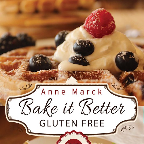 Design di Create a Cover for our Gluten-Free Comfort Food Cookbook di LilaM