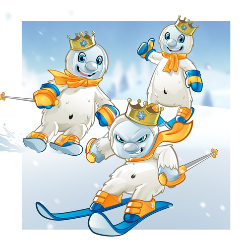 Illustration Of The Skischool Mascot Snoki In Comic Style Character Or Mascot Contest 99designs