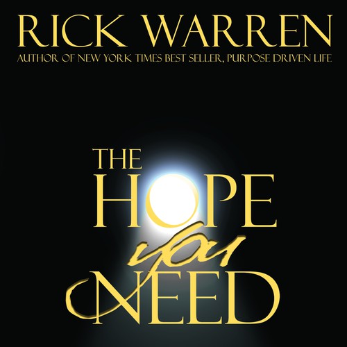 Design Rick Warren's New Book Cover Design by Jonathan Winchell