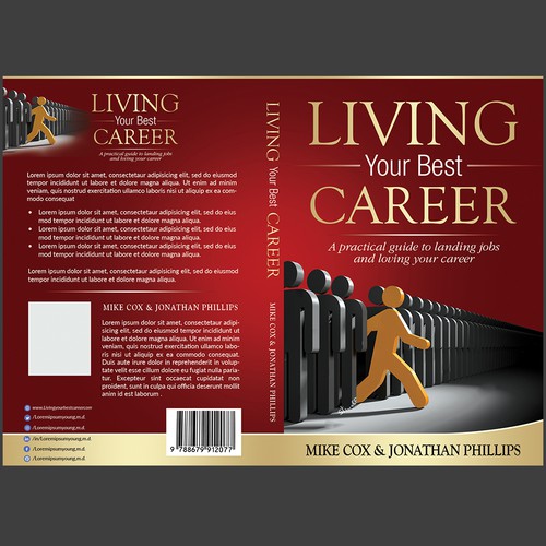 Design inspirational book cover for career-changing book Design by Lizaa