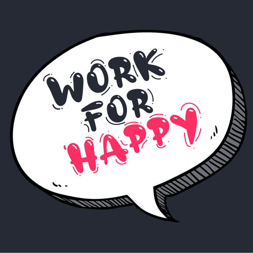 We need a fun and engaging Podcast logo for a Pod about happiness in work and life Design by Hbsag+