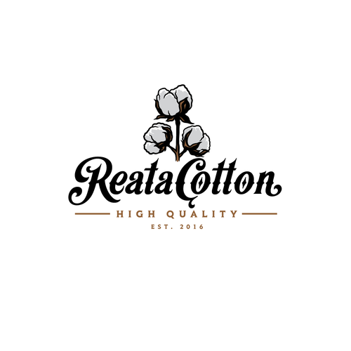 Cotton Farm logo for high quality and sustainablity Logo & brand