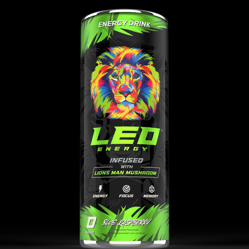 Energy Drink Label Design Design by JOHN's_AlphaCreation