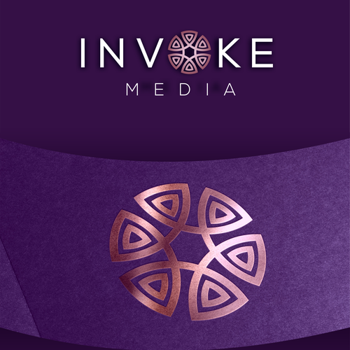 Calling forth the ultimate brand CENTREPIECE for Invoke Media! Creative logo for a budding brand. Design by toometo