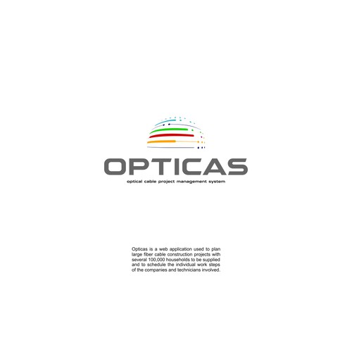 Logo for a web application to manage fiber cable construction projects Design by Insan_M