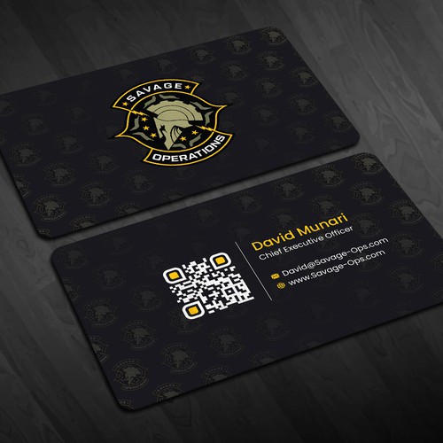 Business Card & Letterhead for Armed Security Agency Design by Design_SKR