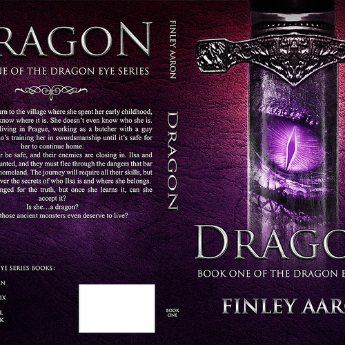 Book Covers for the first 3 books in my YA urban fantasy series, Dragon Eye—more books to come! Design por Betelgeuse