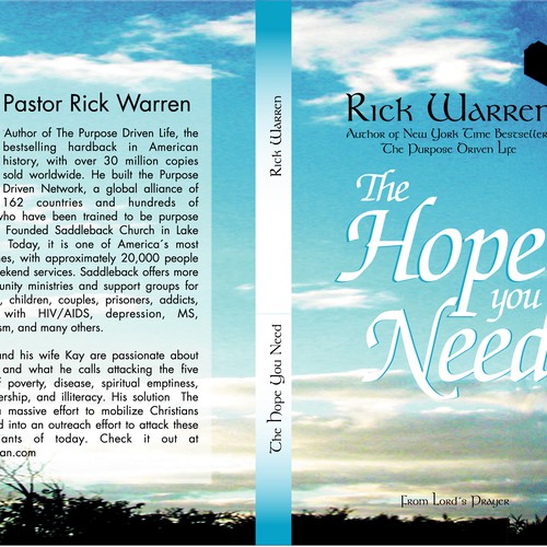 Design Design Rick Warren's New Book Cover por VasconesForces