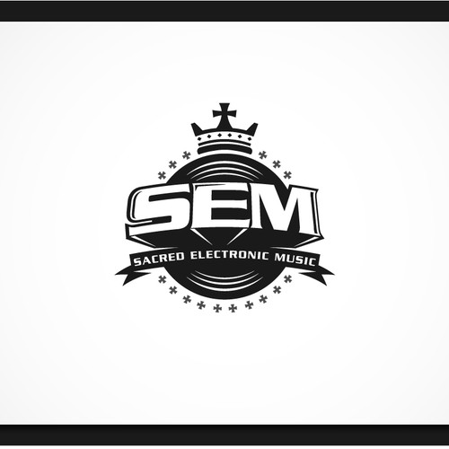 Record Label logo for Sacred Electronic Music (S.E.M.) Ontwerp door RGB Designs