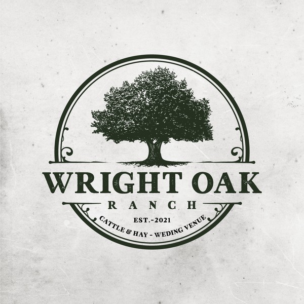 Classic Logo for Cattle Hay and Wedding venue