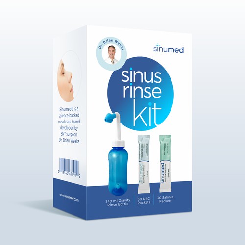 Designs | Redesign Flagship Packaging for Sinumed® Sinus Care System ...
