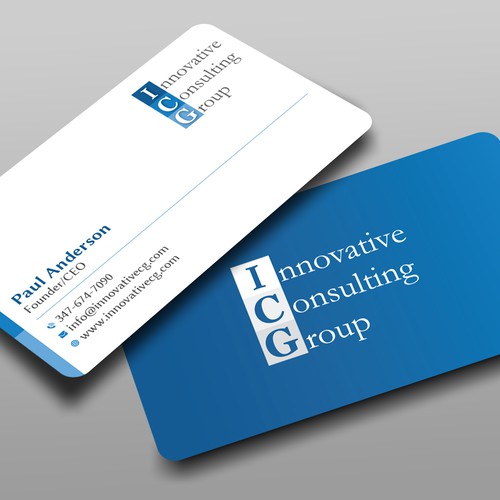 Design di ICG Business Cards di Brandmaker artist