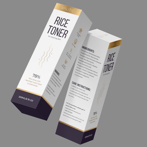 Design a cosmetics box to help people glow Design by CUPEDIUM