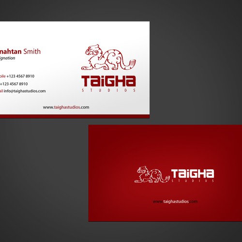 New business Card for Taigha Studios Design por conceptu