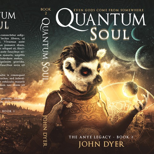 Quantum Soul - A science fiction novel Design by twinartdesign