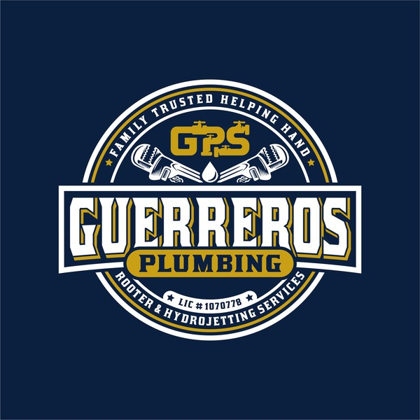 Design by Bewonn titled "Guerreros plumbing services GPS"