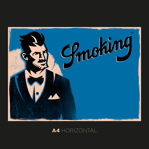 DRAW YOUR OWN MR. SMOKING - one open round - one winner - no final round デザイン by Ramon Soto