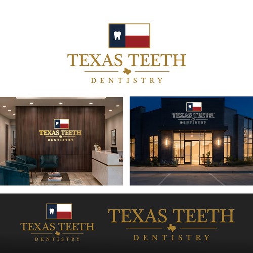 "Modern Luxury Logo for a High End Dental Office in a Suburban Area" winning Logo & hosted website