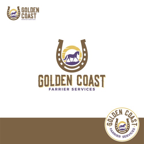 Golden Coast Farrier Services Design by Sava M- S Design