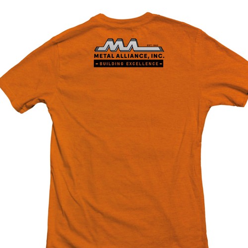 T-shirt design for high quality construction company Design by Irisha_design