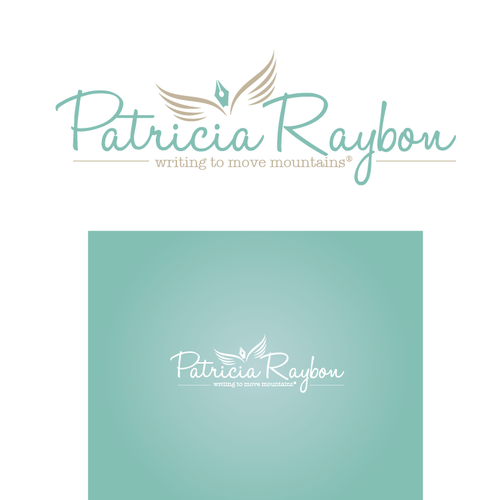 Faith Author Seeks Upbeat Writer's Logo Design by PrettynPunk