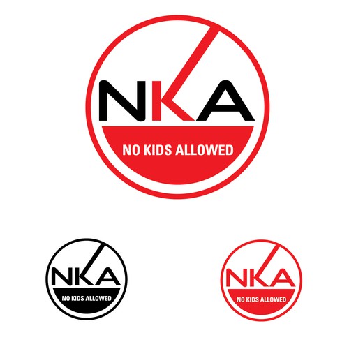 DJ Name Logo Needed for Marketing- NKA (No Kids Allowed) Design by Design Ceylon*
