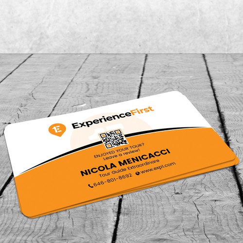 One-Sided Business Card Design for Travel Company Design by ™SF_Design™