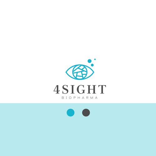 Biotechnology Company Logo Project: Foresight Biopharma Design by Mayartistic