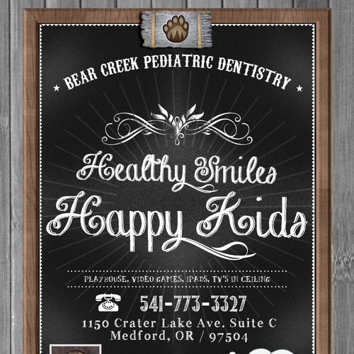 We need a new look to advertise our pediatric dental office Design by Aduhai Studio