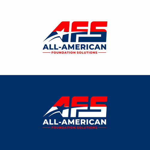 All-American Foundation Solutions Company Logo Design by DSGNESIA™