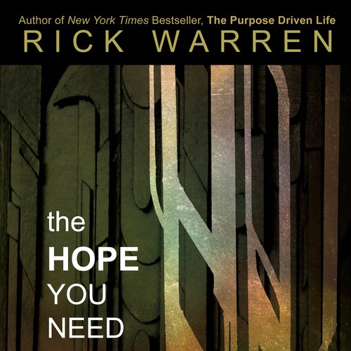 Design Rick Warren's New Book Cover Diseño de jobywankanobi