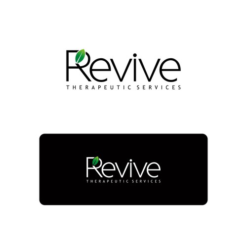 Looking for a modern, refreshing logo for Revive Therapeutic Services Design réalisé par Anthem.