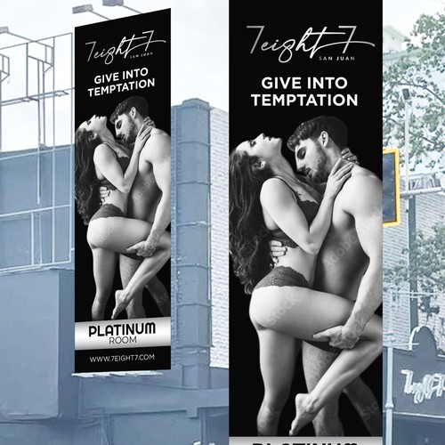 Billboard for a Nightclub and Gentlemen’s Club Design by Sketch Media™