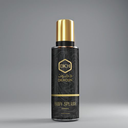 attractive & luxury design for body mist sticker Design by nuke.art