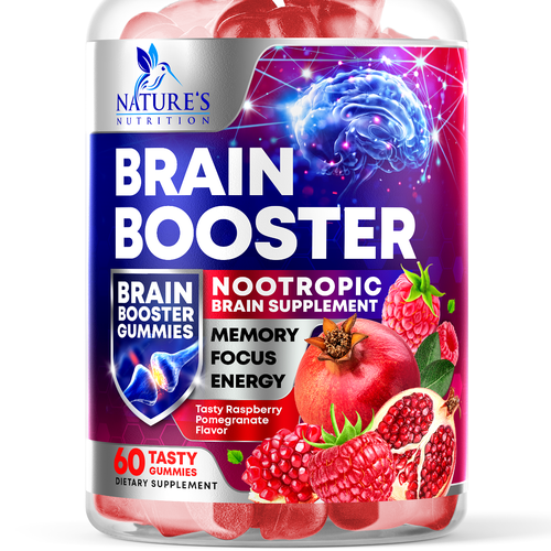 Brain Booster Supplement Design Needed for Nature's Nutrition Design by rembrandtjurin