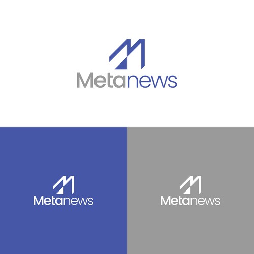 Design a logo for a web3 News platform called MetaNews Design by keoart