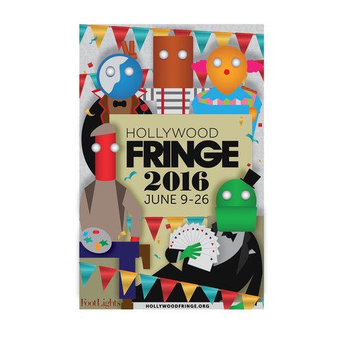 Guide Cover for the 2016 Hollywood Fringe Festival Design by Anomalous