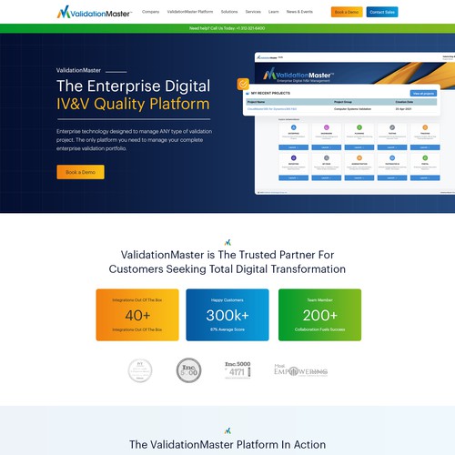 ValidationMaster Digital IV&V Website Re-Design Project Design by ♾️e2infinity♾️