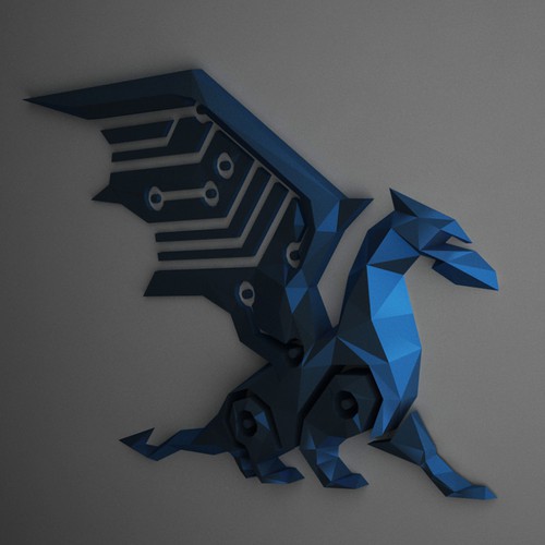 3D Dragon Rendering Design by Sifa Lovely Design