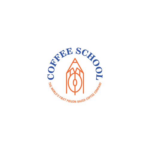 Memorable Logo Design for Coffee School -  powered by the world's first prison-based coffee company Diseño de Amisodoros