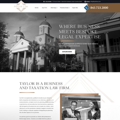 Taylow.Law Website and Software Platform Design by Moonlight Digital