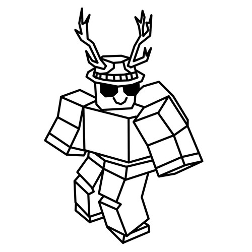 Roblox Character Sketch T Shirt Contest 99designs - roblox symbol drawing