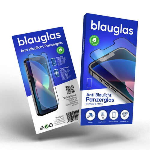 create a packaging design for a iPhone screen Protector Design by BLL•DSN