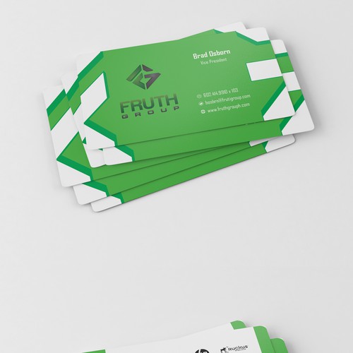 New High Tech Business Cards for High Tech Company Diseño de theweborigin