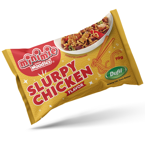 New packaging Design for Minimie Noodles Design by EffieK