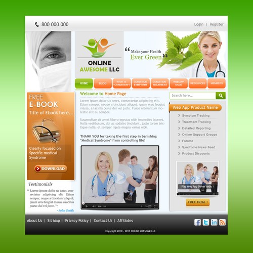 Help Online Awesome LLC with a new website design Design von UltDes