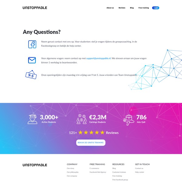 Unstoppable fan page