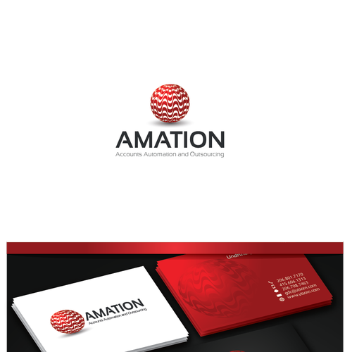 Create an impactful and forever lasting logo for Amation - Accounts Automation and Outsourcing Design by undrthespellofmars