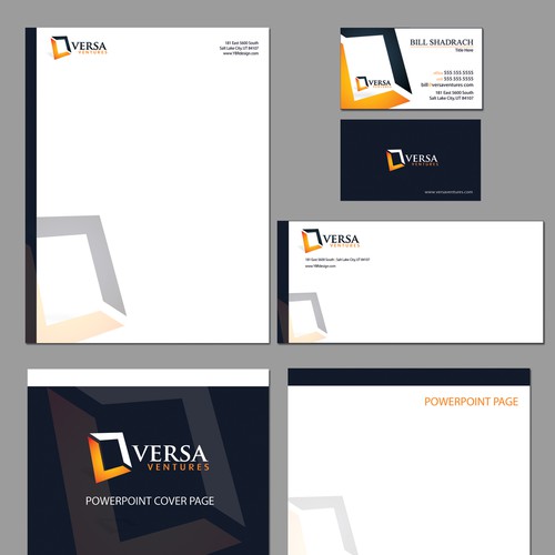 Versa Ventures business identity materials Ontwerp door Ccastellana